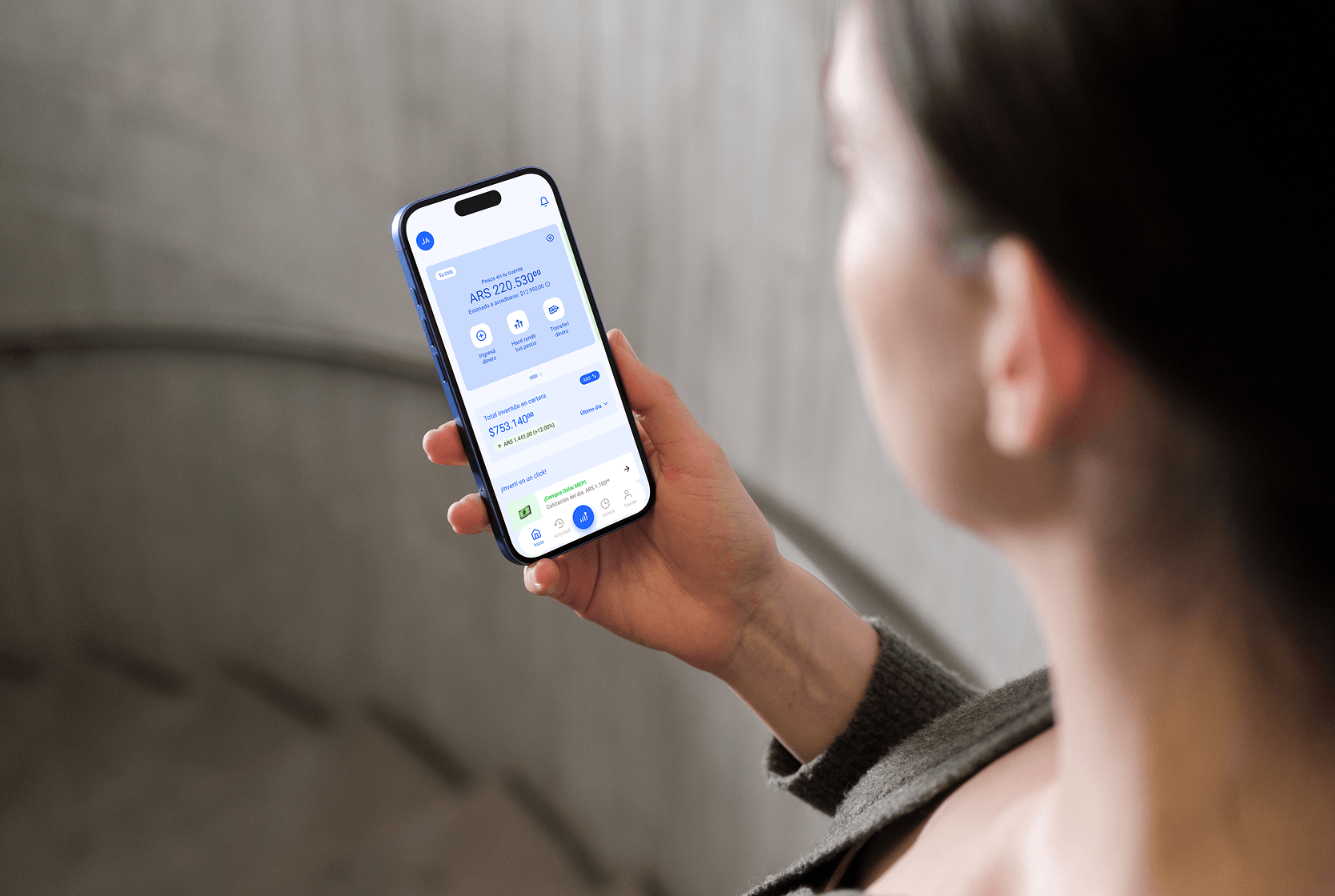Phone display