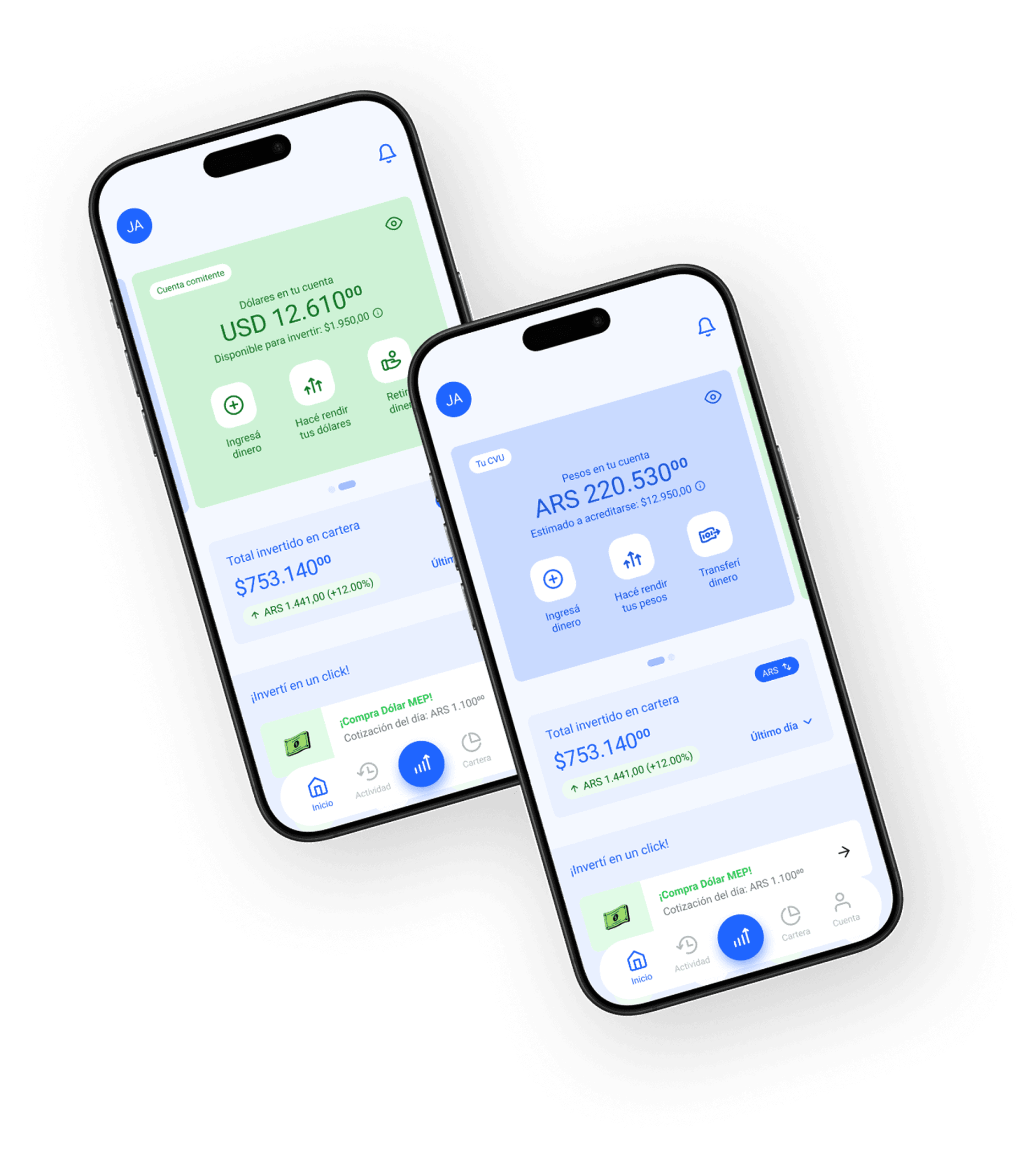 Banza app interface - SM